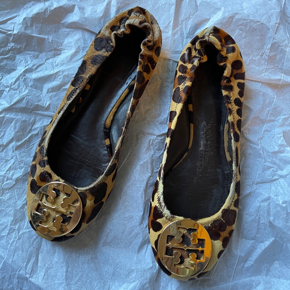 Tory Burch Leopard Flats